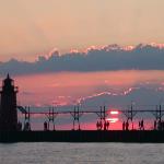 South Haven Lighthouse, Michigan.
